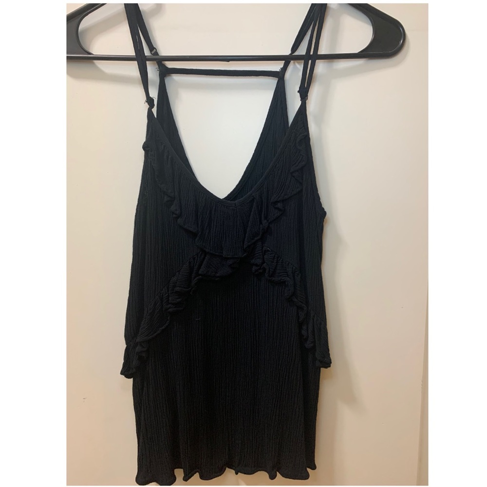 American Eagle Outfitters-Black Tank Top